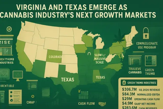 Virginia and Texas Emerge as Cannabis Industry's Next Growth Markets